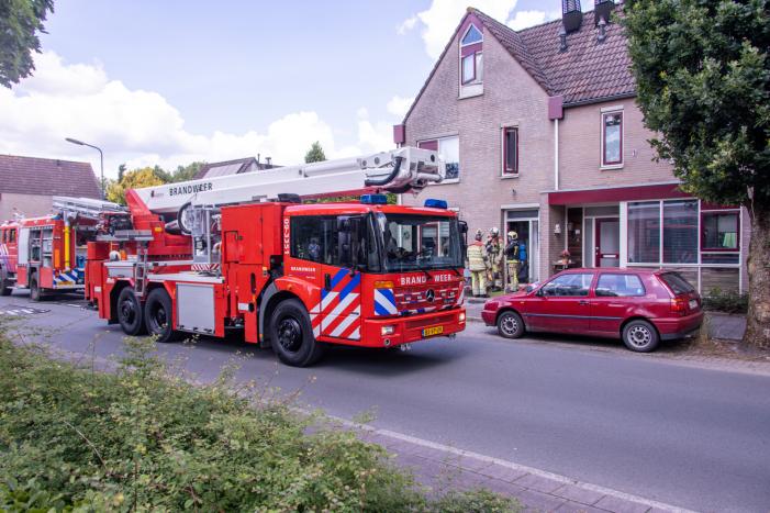 Brand in keuken van woning
