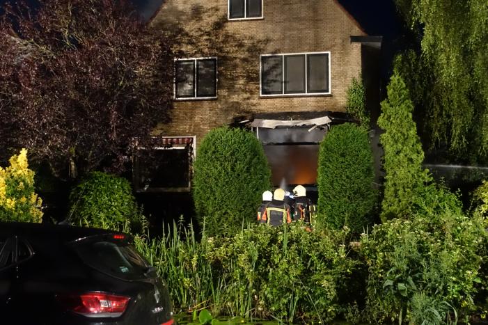 Grote brand in vrijstaande woning