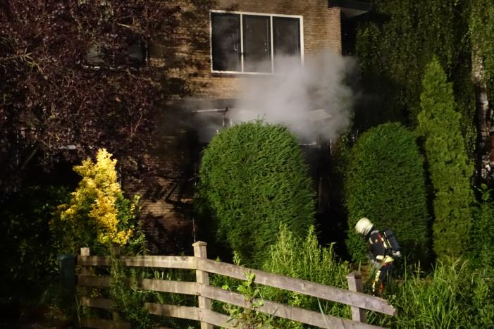 Grote brand in vrijstaande woning