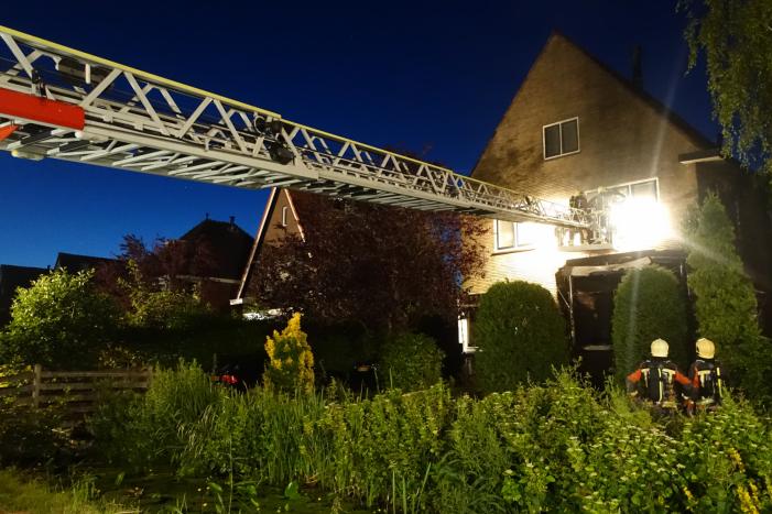 Grote brand in vrijstaande woning