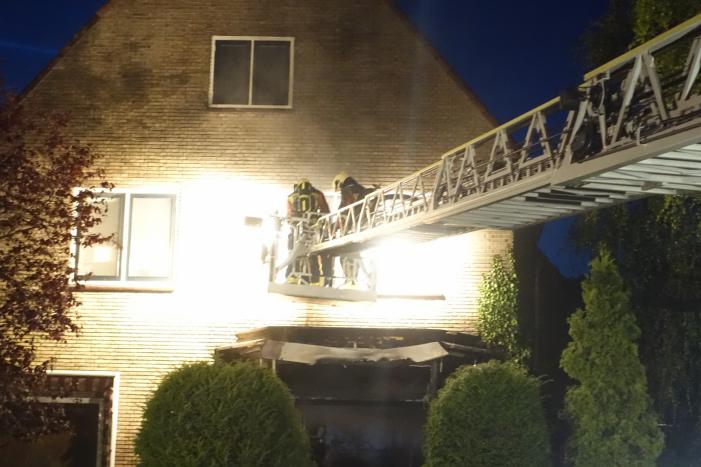 Grote brand in vrijstaande woning