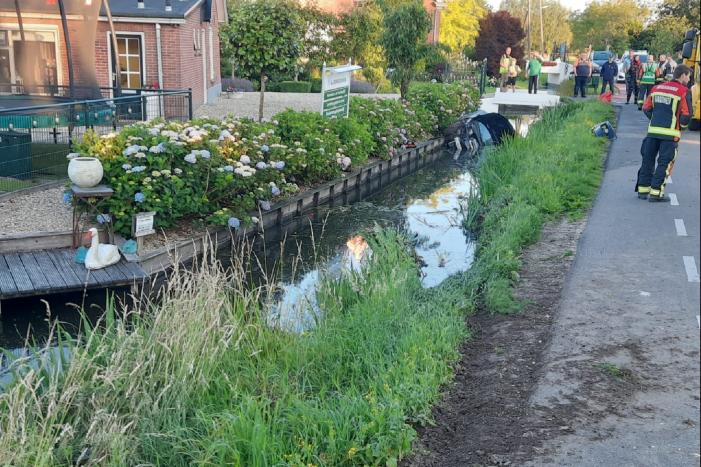 Auto te water geraakt