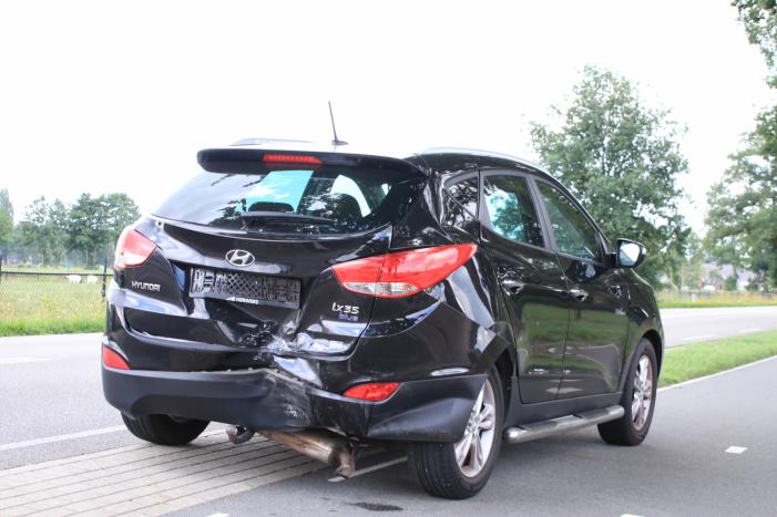 Forse schade bij kop-staart botsing