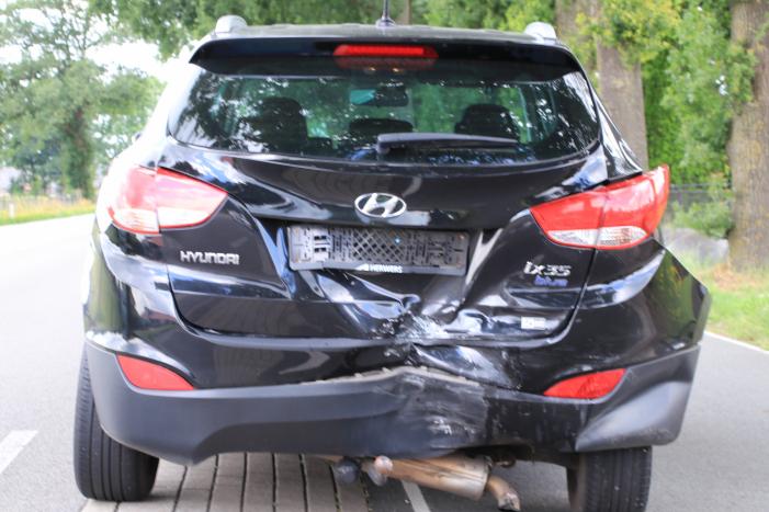 Forse schade bij kop-staart botsing