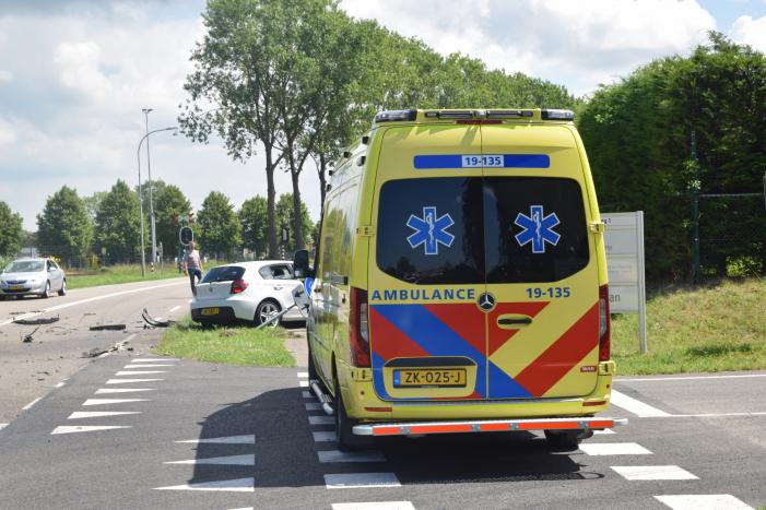 Enorme ravage na frontale botsing