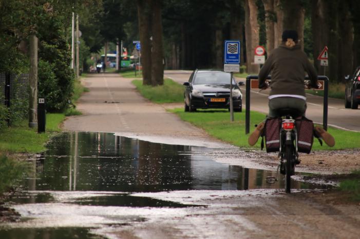 Gevaarlijke situatie door waterleidingbreuk