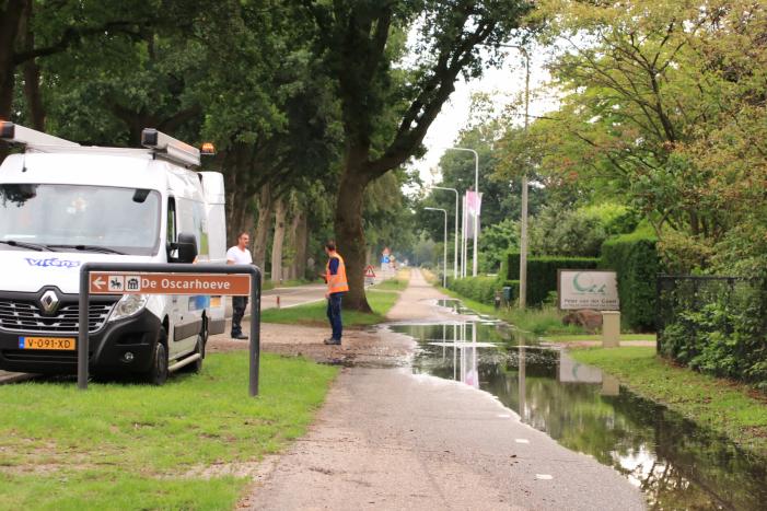 Gevaarlijke situatie door waterleidingbreuk