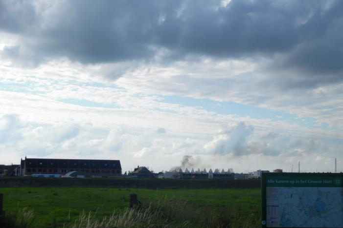 Enorme knal na brand op bouwplaats