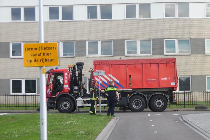 Enorme knal na brand op bouwplaats