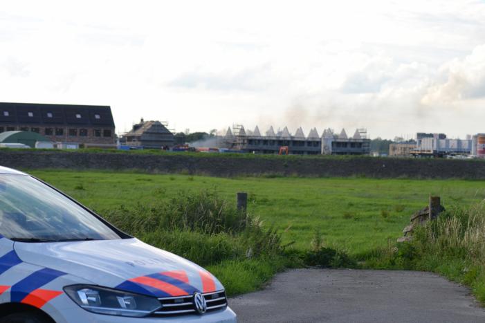 Enorme knal na brand op bouwplaats