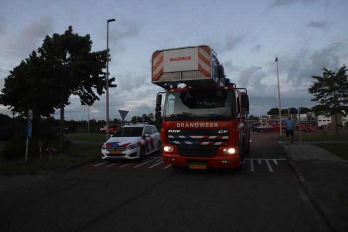 Flinke brand in schuur