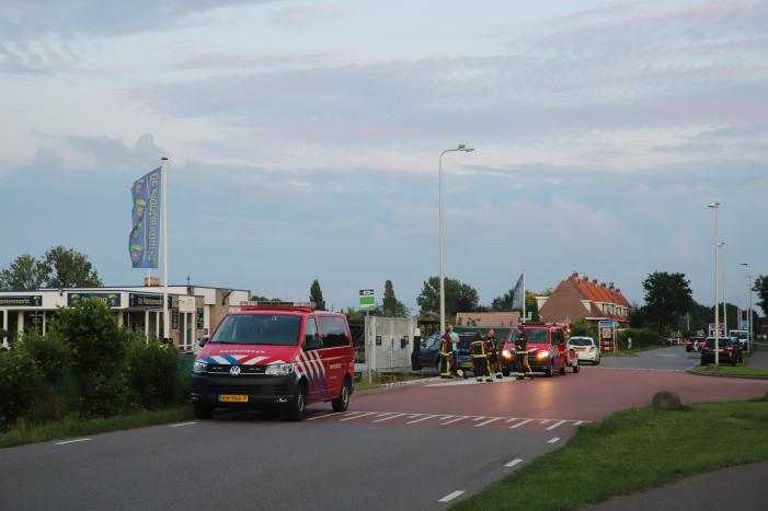 Flinke brand in schuur
