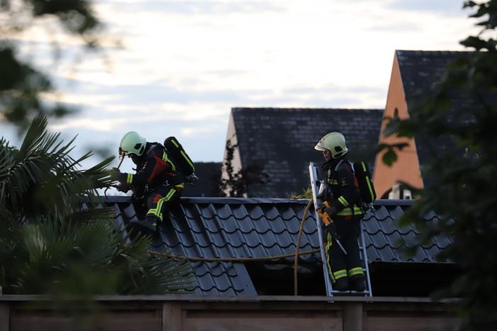 Flinke brand in schuur