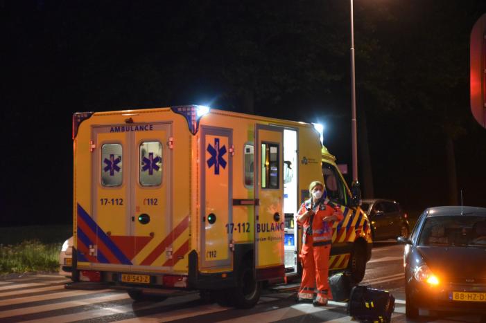 Persoon gewond na aanrijding met motor