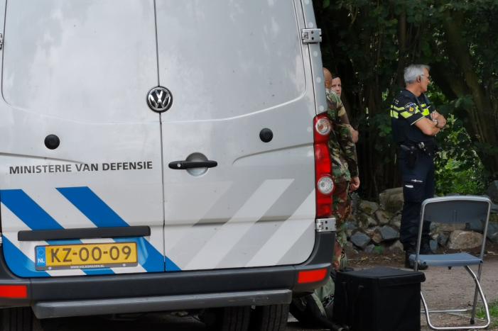 Tas met verdachte stof Proosdijpark tot ontploffing gebracht