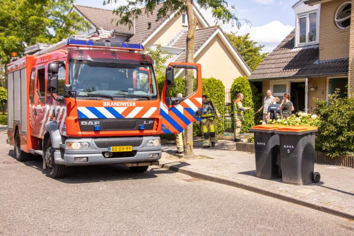 Bewoner voorkomt brand in coniferenhaag