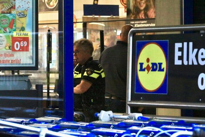 Lidl-supermarkt overvallen, tieners aangehouden
