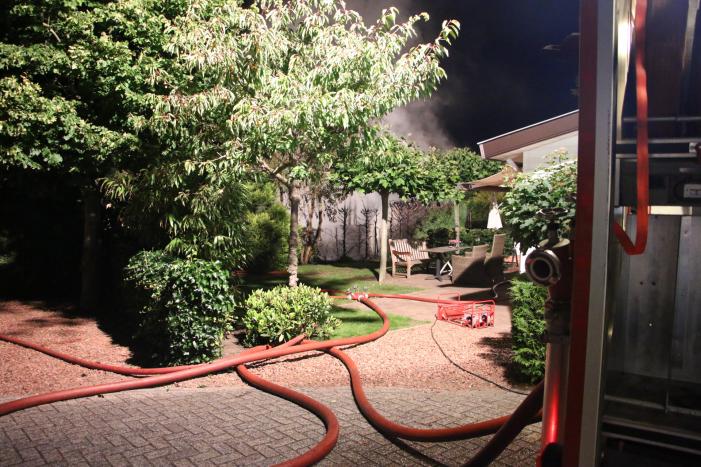 Felle uitslaande brand in chalet