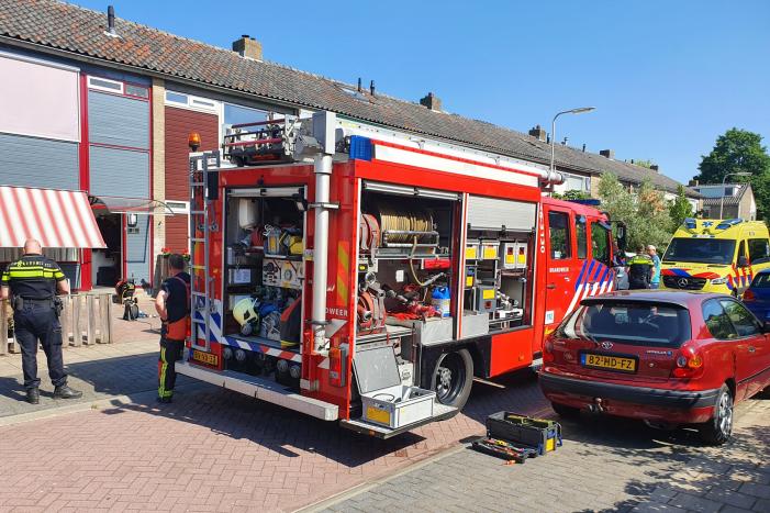 Gewonde bij brand in keuken