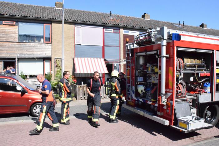 Gewonde bij brand in keuken
