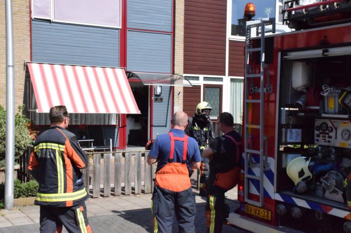 Gewonde bij brand in keuken