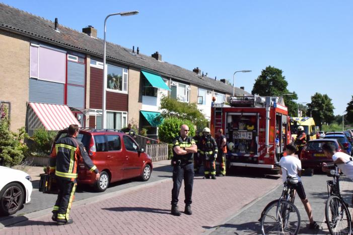 Gewonde bij brand in keuken