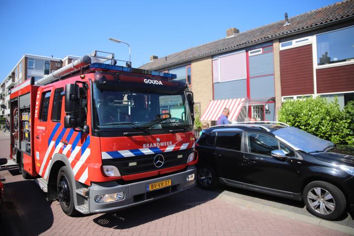 Gewonde bij brand in keuken