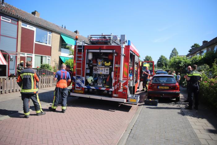 Gewonde bij brand in keuken