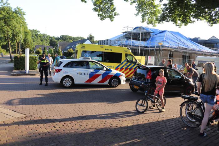 Aanrijding tussen auto en wielrenner