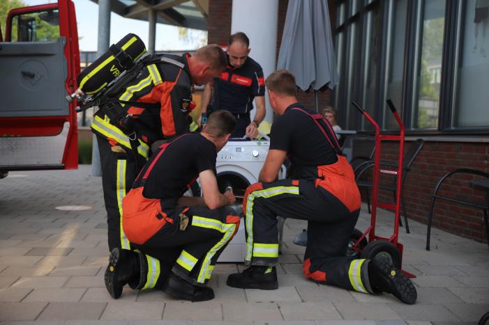 Kortsluiting in wasmachine veroorzaakt brand