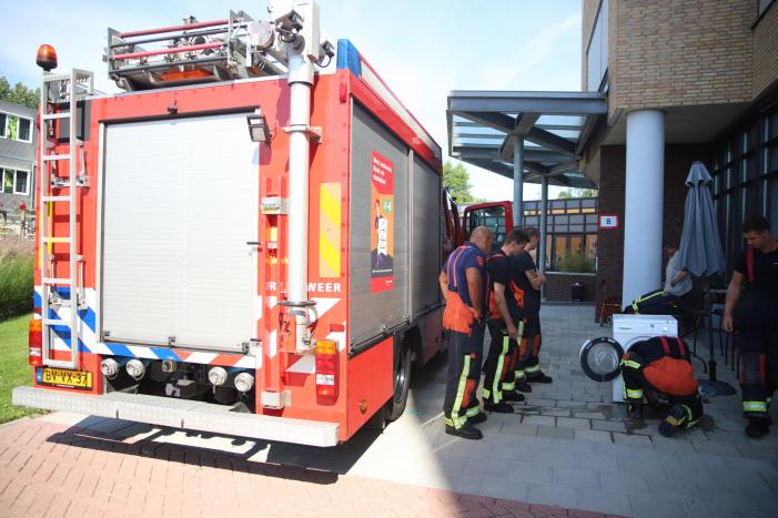Kortsluiting in wasmachine veroorzaakt brand