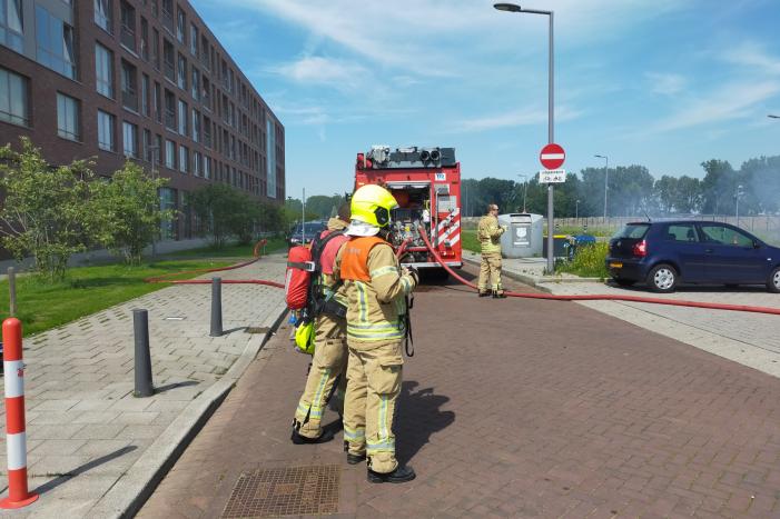 Ondergrondse stroomkabels vliegen in brand