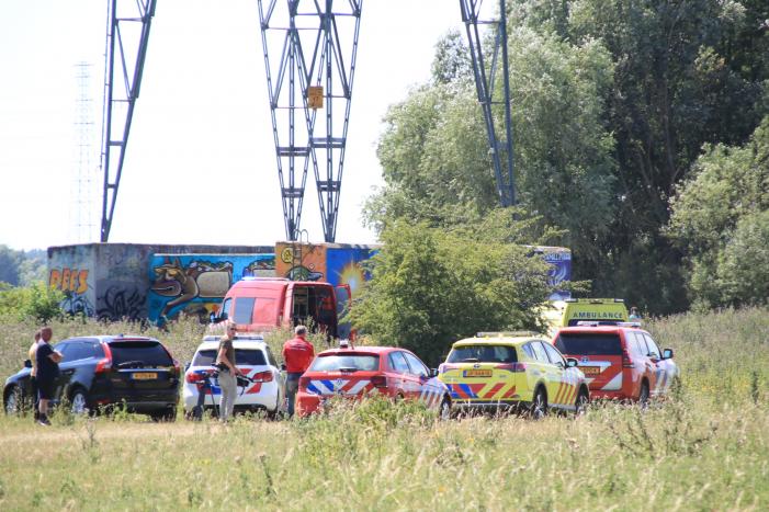 Traumahelikopter aanwezig bij grote zoekactie