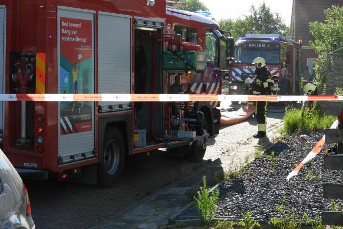 Bewoner gewond bij woningbrand