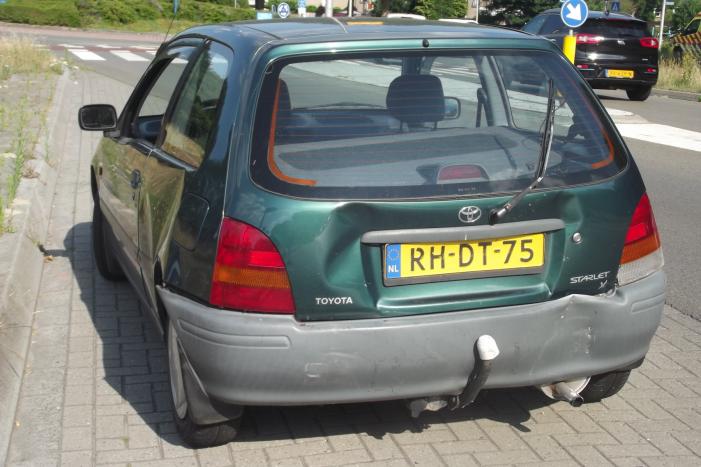 Schade bij kop-staartaanrijding