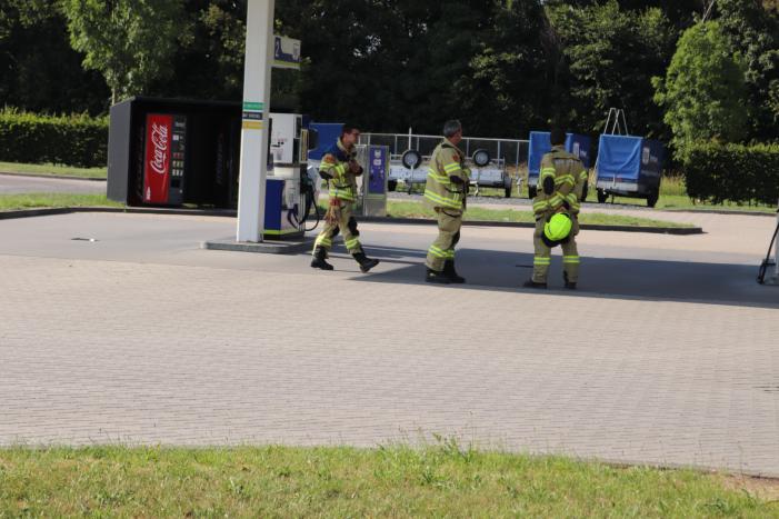 Tankstation tijdelijk afgesloten door gaslucht