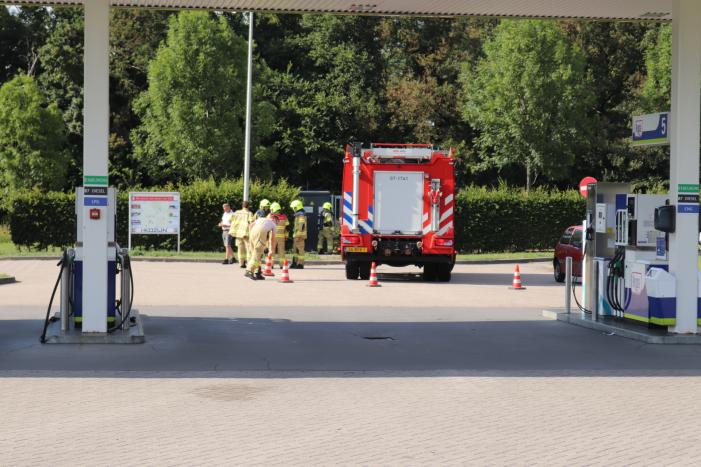 Tankstation tijdelijk afgesloten door gaslucht