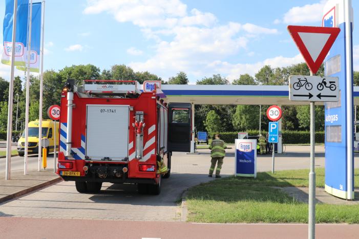 Tankstation tijdelijk afgesloten door gaslucht