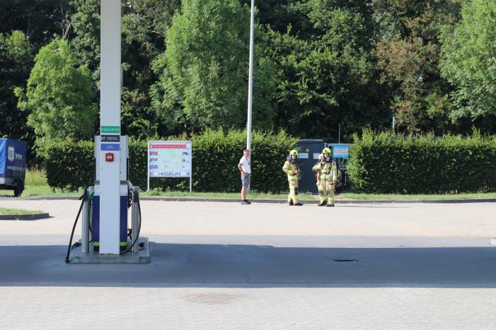 Tankstation tijdelijk afgesloten door gaslucht