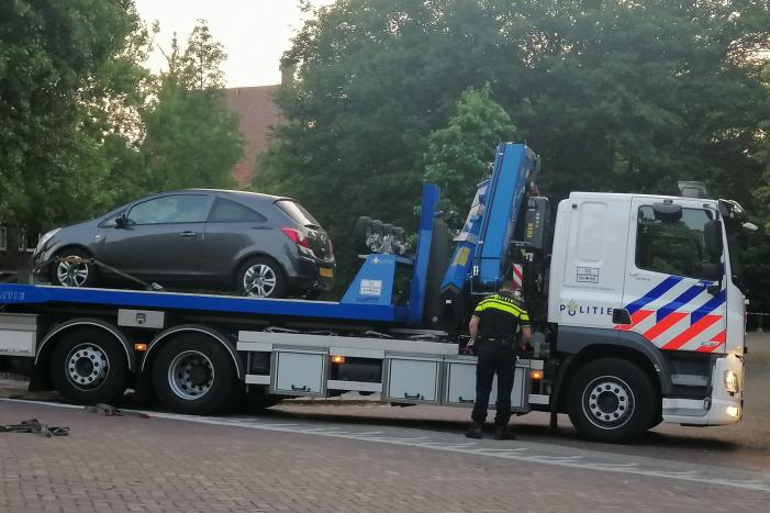 Twee personen aangehouden na achtervolging