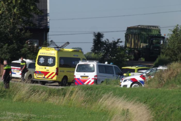 Traumahelikopter landt voor incident op boerderij
