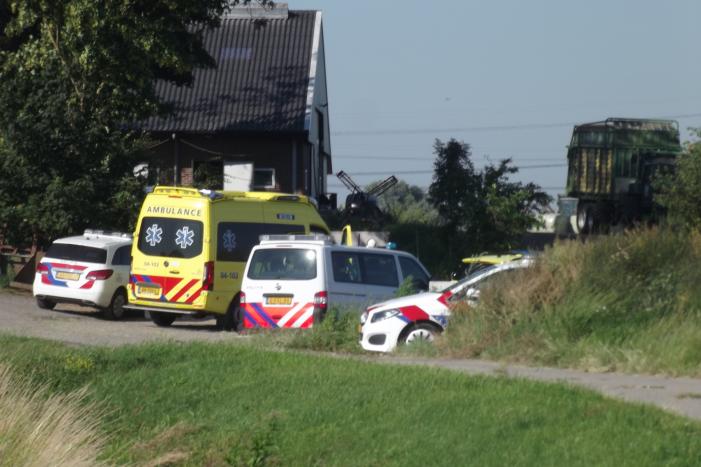 Traumahelikopter landt voor incident op boerderij