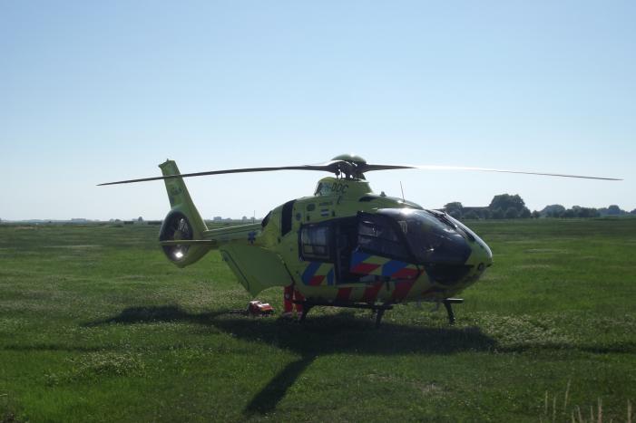 Traumahelikopter landt voor incident op boerderij
