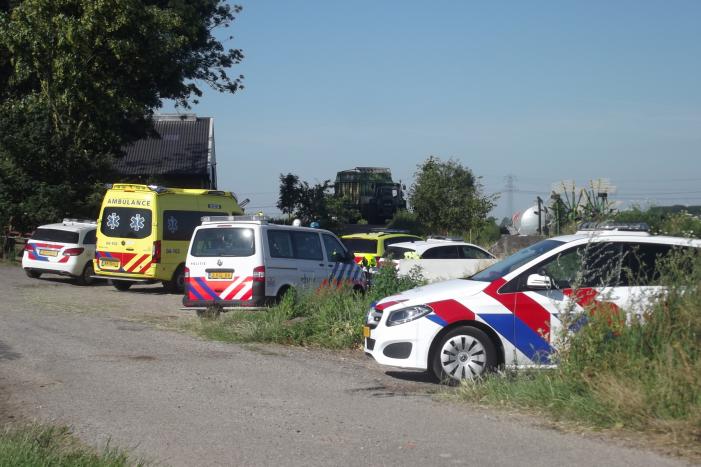 Traumahelikopter landt voor incident op boerderij