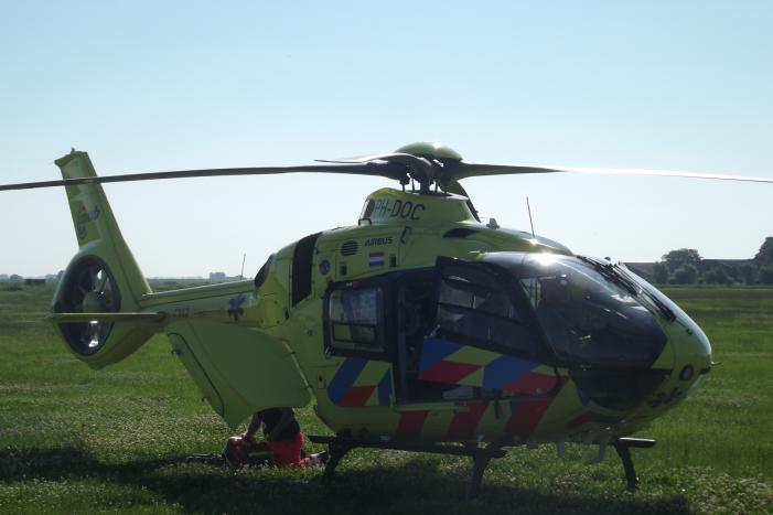Traumahelikopter landt voor incident op boerderij