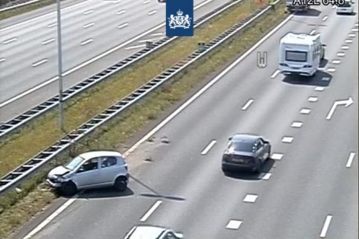 Rijstrook A12 afgesloten na ongeval