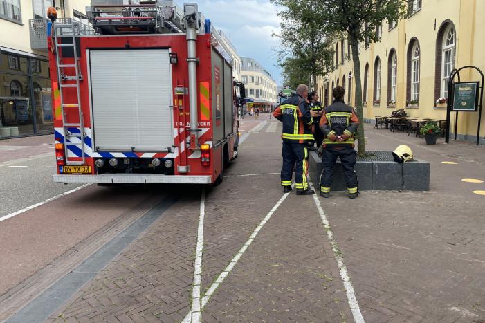 Brandgerucht bij Cheese Experience