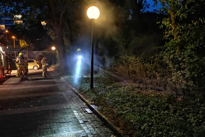 Bermbrand snel geblust