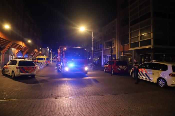 Zeer grote brand dak restaurant Pronto