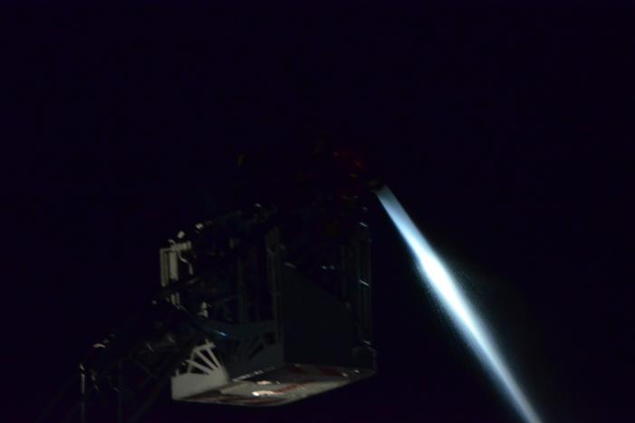 Zeer grote brand dak restaurant Pronto